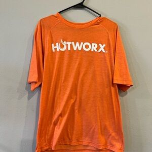 Hotworx Men's Short Sleeve Performance Tee in Orange